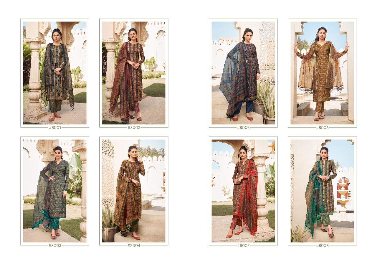 RAMA FASHION RESHAM Heavy Fancy Designer Ethnic Wear Tusser Silk Dress Material Collection